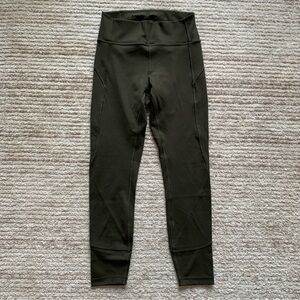 Lululemon In Movement Tight 25” Dark Olive Size 6